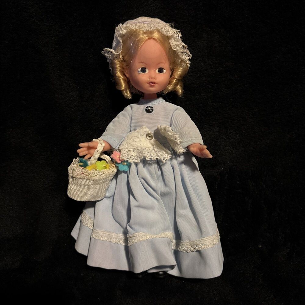 Vintage 1960s Doll Made in Greece 9"